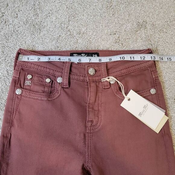 Miss Me Women's High Rise Flare Jeans Size 26 - Picture 8 of 9